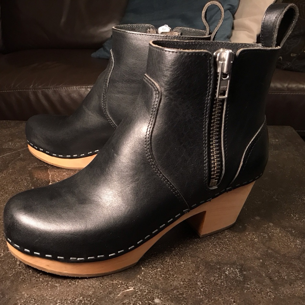 Swedish Hasbeen ‘Emy’ Booties EU38 US8